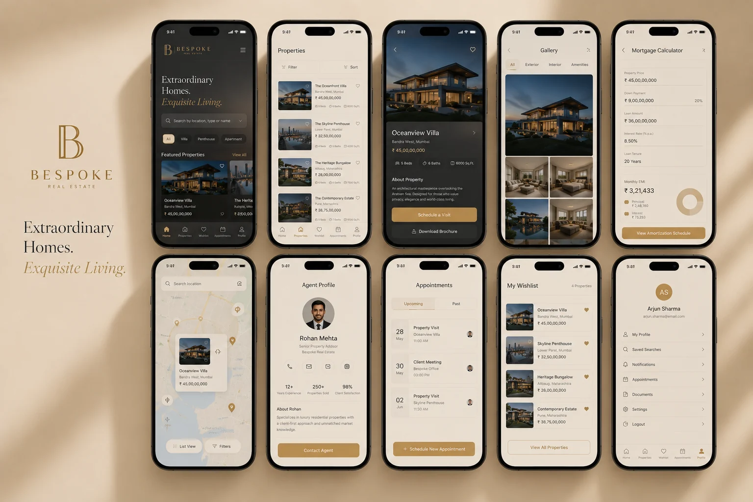 Bespoke Real Estate - Mobile App